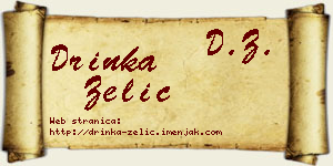 Drinka Zelić vizit kartica
